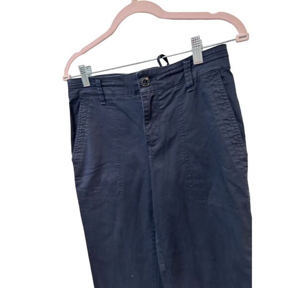 Vince Navy Blue Cropped Utility Casual Pants size 28/6 Classic Staple Versatile - Picture 5 of 5